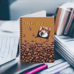 "My Coffee Time" Journal: Sip, Reflect, and Create. Spiral Notebook (118 Ruled Pages). - Best Gifter Ever: Unwrap Your Passion: Ski. Snowboard. Travel. Love. Play. Shop.