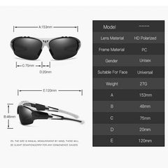 New Polarized Sports Sunglasses for Men Driving Travel Fashion Sun Glasses Ultra light Half Frame UV400 Goggles - Best Gifter Ever: Everyday Items and Unique Gifts for Ski, Snowboard, Travel, and More