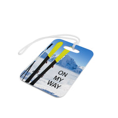 On My Way Ski Luggage Tag. Travel Necessity. Baggage Label. Ski Trip. Best Gift. Inexpensive. - Best Gifter Ever: Unwrap Your Passion: Ski. Snowboard. Travel. Love. Play. Shop.