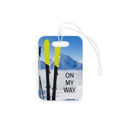 On My Way Ski Luggage Tag. Travel Necessity. Baggage Label. Ski Trip. Best Gift. Inexpensive. - Best Gifter Ever: Unwrap Your Passion: Ski. Snowboard. Travel. Love. Play. Shop.