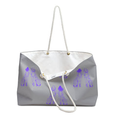 Spun Polyester Weekender Tote. Weekender Tote with T-bottom construction.