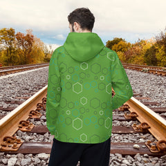 Packable Geometric Print Windbreaker: Travel Must - Have for Women, Lightweight Jacket for Men - Best Gifter Ever: Unwrap Your Passion: Ski. Snowboard. Travel. Love. Play. Shop.