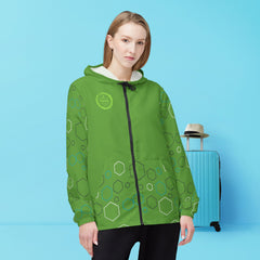 Packable Geometric Print Windbreaker: Travel Must - Have for Women, Lightweight Jacket for Men - Best Gifter Ever: Unwrap Your Passion: Ski. Snowboard. Travel. Love. Play. Shop.