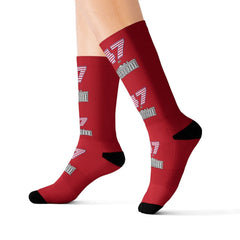 Patriotic Trump Socks: Celebrate the 45th & 47th President with Superb Red & Black Design - Best Gifter Ever: Everyday Items and Unique Gifts for Ski, Snowboard, Travel, and More