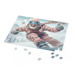 Powder Adventure Jigsaw Puzzle for Snowboarders – Perfect Après - Ski Fun - Best Gifter Ever: Unwrap Your Passion: Ski. Snowboard. Travel. Love. Play. Shop.