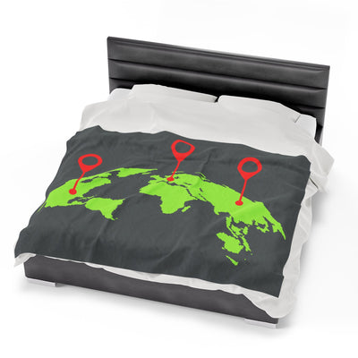 Premium Travel Velveteen Blanket - Perfect Christmas Gift for Travelers - Best Gifter Ever: Unwrap Your Passion: Ski. Snowboard. Travel. Love. Play. Shop.