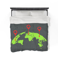 Premium Travel Velveteen Blanket - Perfect Gift for Travelers. Travel Birthday Gift, Anniversary Present - Best Gifter Ever: Everyday Items and Unique Gifts for Ski, Snowboard, Travel, and More