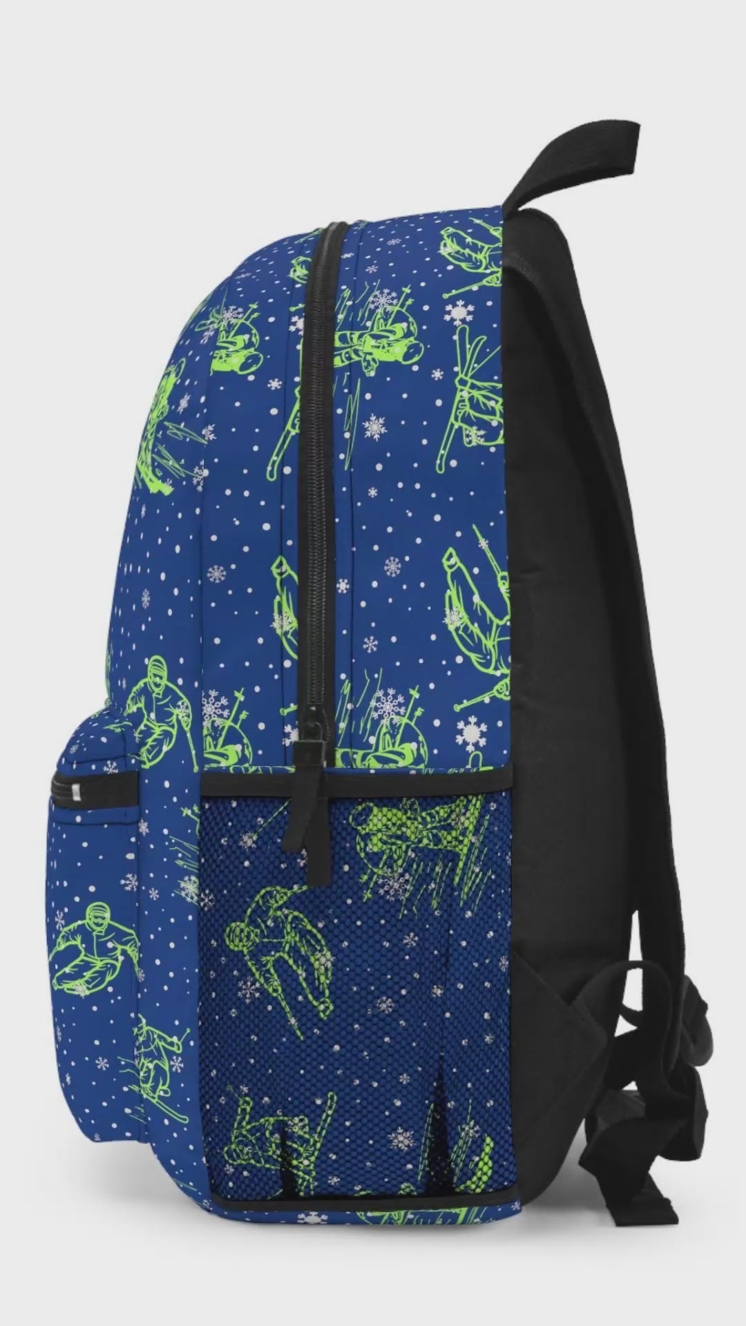 School Essentials: Kids’ Royal Blue Ski-Inspired Backpack - Perfect for Young Ski Enthusiasts! #ExcitedForSchool #LearnBetter