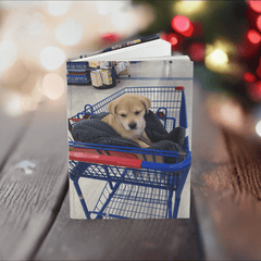 “Puppy Cart Adventures” Hardcover Notebook: Where Tails Wag and Ideas Bloom! Hardcover Notebook (150 Lined Pages). - Best Gifter Ever: Unwrap Your Passion: Ski. Snowboard. Travel. Love. Play. Shop.