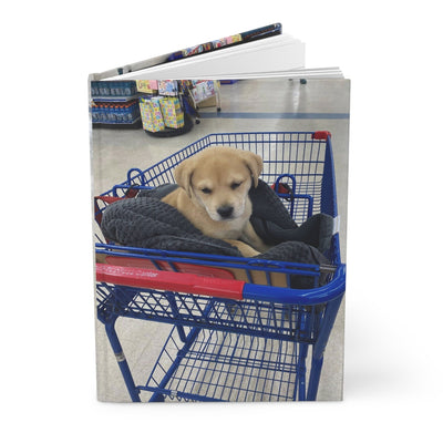 “Puppy Cart Adventures” Hardcover Notebook: Where Tails Wag and Ideas Bloom! Hardcover Notebook (150 Lined Pages). - Best Gifter Ever: Unwrap Your Passion: Ski. Snowboard. Travel. Love. Play. Shop.