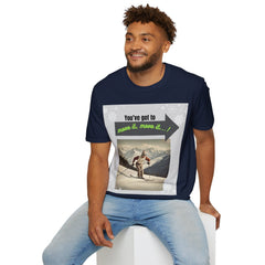 Retro Ski Lover T-Shirt: Move It, Move It! Motivational Tee for Her or Him. - Best Gifter Ever: Unwrap Your Passion: Ski. Snowboard. Travel. Love. Play. Shop.