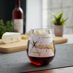 “Sauvignon to Unwind” Stemless Wine Glass: Ideal for Cabernet Sauvignon or Sauvignon Blanc Lovers - Best Gifter Ever: Unwrap Your Passion: Ski. Snowboard. Travel. Love. Play. Shop.