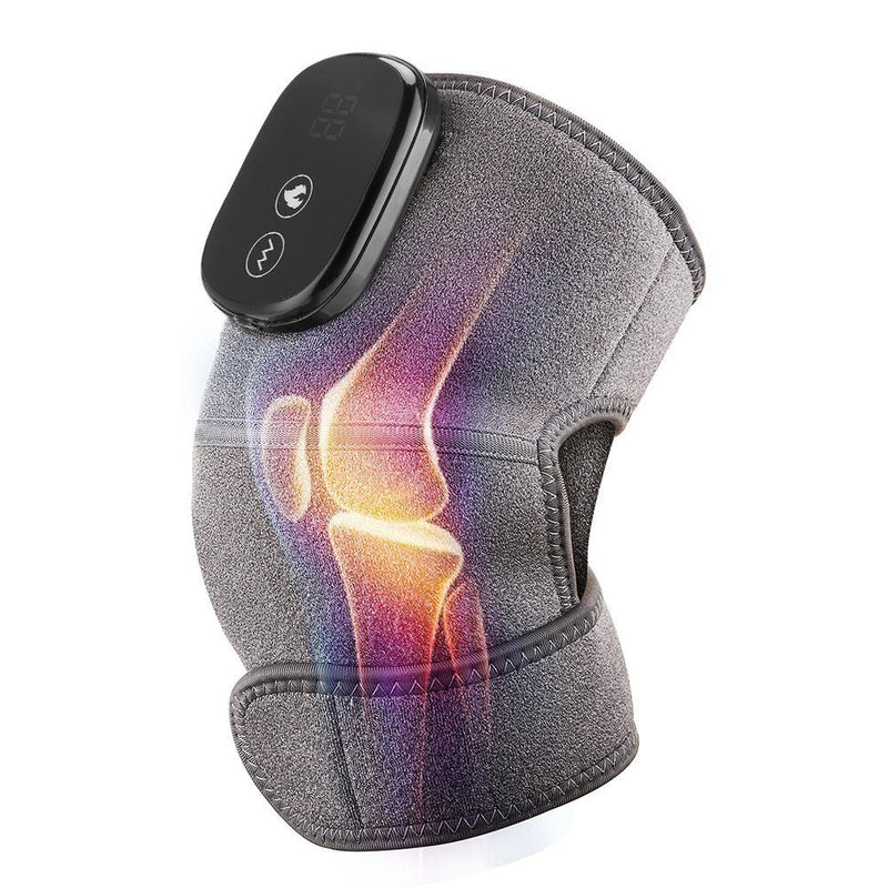 Self-Care: Massage Your Knee While Skiing or Snowboarding. Infrared Heated Massage Knee Pads for Active Life & Anyone with Knee Pain