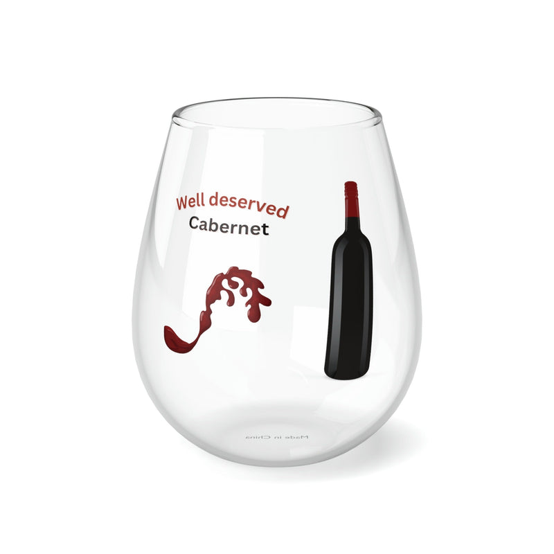 Simply Cab - Well Deserved Stemless Wine Glass: Sip, Reflect, and Recharge! - Best Gifter Ever: Unwrap Your Passion: Ski. Snowboard. Travel. Love. Play. Shop.