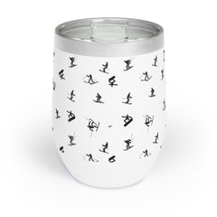 Sip in Style with Our Ski and Snowboard - Themed Stainless Steel Tumbler! Wine or Hot Chocolate Anyone? - Best Gifter Ever: Unwrap Your Passion: Ski. Snowboard. Travel. Love. Play. Shop.