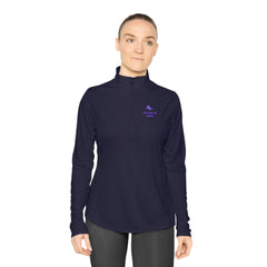 Ski Lover Shirt "Live Fast, Ski Faster". Ladies Quarter - Zip Performance Shirt - Best Gifter Ever: Unwrap Your Passion: Ski. Snowboard. Travel. Love. Play. Shop.