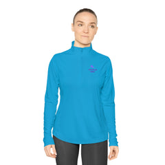 Ski Lover Shirt "Live Fast, Ski Faster". Ladies Quarter - Zip Performance Shirt - Best Gifter Ever: Unwrap Your Passion: Ski. Snowboard. Travel. Love. Play. Shop.