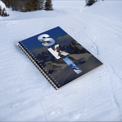 “Ski Serenity” Journal: Slopes, Reflections, and Tranquility! Spiral Notebook. - Best Gifter Ever: Unwrap Your Passion: Ski. Snowboard. Travel. Love. Play. Shop.