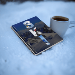 “Ski Serenity” Journal: Slopes, Reflections, and Tranquility! Spiral Notebook. - Best Gifter Ever: Unwrap Your Passion: Ski. Snowboard. Travel. Love. Play. Shop.