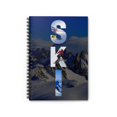 “Ski Serenity” Journal: Slopes, Reflections, and Tranquility! Spiral Notebook. - Best Gifter Ever: Unwrap Your Passion: Ski. Snowboard. Travel. Love. Play. Shop.