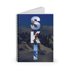 “Ski Serenity” Journal: Slopes, Reflections, and Tranquility! Spiral Notebook. - Best Gifter Ever: Unwrap Your Passion: Ski. Snowboard. Travel. Love. Play. Shop.