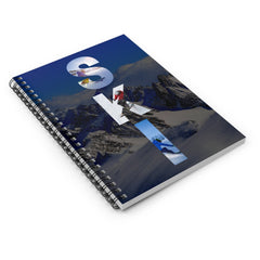 “Ski Serenity” Journal: Slopes, Reflections, and Tranquility! Spiral Notebook. - Best Gifter Ever: Unwrap Your Passion: Ski. Snowboard. Travel. Love. Play. Shop.