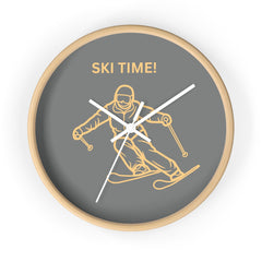 Ski Time Wall Clock, Ski Lover Gift, Ski Decor, Home Decoration, Ski Lodge Decoration, Perfect Skiing Gift, Gadget for Skiing, Gift for Him - Best Gifter Ever: Unwrap Your Passion: Ski. Snowboard. Travel. Love. Play. Shop.