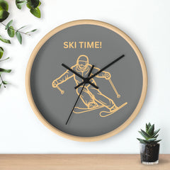 Ski Time Wall Clock, Ski Lover Gift, Ski Decor, Home Decoration, Ski Lodge Decoration, Perfect Skiing Gift, Gadget for Skiing, Gift for Him - Best Gifter Ever: Unwrap Your Passion: Ski. Snowboard. Travel. Love. Play. Shop.