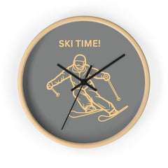 Ski Time Wall Clock, Ski Lover Gift, Ski Decor, Home Decoration, Ski Lodge Decoration, Perfect Skiing Gift, Gadget for Skiing, Gift for Him - Best Gifter Ever: Unwrap Your Passion: Ski. Snowboard. Travel. Love. Play. Shop.