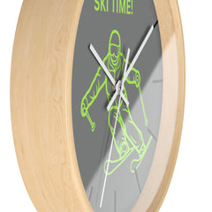 SKI TIME Wall Clock, Ski Lover Gift, Ski Decor, Home Decoration, Ski Lodge Decoration, Perfect Skiing Gift, Unique Gift for Him, Present - Best Gifter Ever: Unwrap Your Passion: Ski. Snowboard. Travel. Love. Play. Shop.