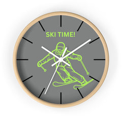 SKI TIME Wall Clock, Ski Lover Gift, Ski Decor, Home Decoration, Ski Lodge Decoration, Perfect Skiing Gift, Unique Gift for Him, Present - Best Gifter Ever: Unwrap Your Passion: Ski. Snowboard. Travel. Love. Play. Shop.