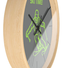 SKI TIME Wall Clock, Ski Lover Gift, Ski Decor, Home Decoration, Ski Lodge Decoration, Perfect Skiing Gift, Unique Gift for Him, Present - Best Gifter Ever: Unwrap Your Passion: Ski. Snowboard. Travel. Love. Play. Shop.