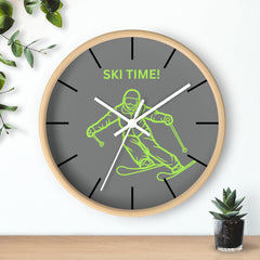 SKI TIME Wall Clock, Ski Lover Gift, Ski Decor, Home Decoration, Ski Lodge Decoration, Perfect Skiing Gift, Unique Gift for Him, Present - Best Gifter Ever: Unwrap Your Passion: Ski. Snowboard. Travel. Love. Play. Shop.