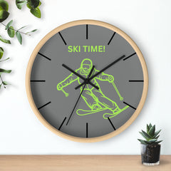 SKI TIME Wall Clock, Ski Lover Gift, Ski Decor, Home Decoration, Ski Lodge Decoration, Perfect Skiing Gift, Unique Gift for Him, Present - Best Gifter Ever: Unwrap Your Passion: Ski. Snowboard. Travel. Love. Play. Shop.