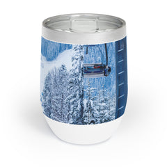 Slope - Ready Skiers: Chill Wine Tumbler for Alpine Enthusiasts! Mix and Match Design Collection for a Perfect Gift Set! - Best Gifter Ever: Unwrap Your Passion: Ski. Snowboard. Travel. Love. Play. Shop.