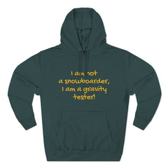 Snowboarder Gear: "Gravity Tester", Snowboarder Hoodie, Stylish Unisex Pullover, Skiing Sweatshirt, Winter Sports Apparel, Snowboarding Gift - Best Gifter Ever: Unwrap Your Passion: Ski. Snowboard. Travel. Love. Play. Shop.