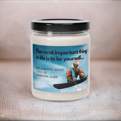 Snowboarder’s Delight: 9oz Scented Soy Candle. Apres Ski. Rest and Relaxation. Aromatherapy. - Best Gifter Ever: Unwrap Your Passion: Ski. Snowboard. Travel. Love. Play. Shop.