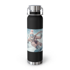 Snowboarder's Dream - Copper Vacuum Insulated Bottle Designed with Snowboarding in Mind, 22oz. Hydration Nation. Health and Happiness. - Best Gifter Ever: Unwrap Your Passion: Ski. Snowboard. Travel. Love. Play. Shop.