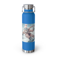 Snowboarder's Dream - Copper Vacuum Insulated Bottle Designed with Snowboarding in Mind, 22oz. Hydration Nation. Health and Happiness. - Best Gifter Ever: Unwrap Your Passion: Ski. Snowboard. Travel. Love. Play. Shop.