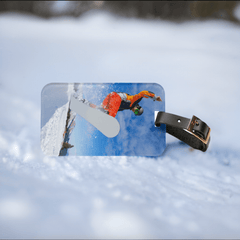 “Snowboarder’s Dream” Luggage Tags - Shred the Airport Runway! - Best Gifter Ever: Unwrap Your Passion: Ski. Snowboard. Travel. Love. Play. Shop.