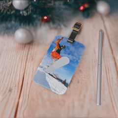 “Snowboarder’s Dream” Luggage Tags - Shred the Airport Runway! - Best Gifter Ever: Unwrap Your Passion: Ski. Snowboard. Travel. Love. Play. Shop.