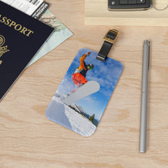 “Snowboarder’s Dream” Luggage Tags - Shred the Airport Runway! - Best Gifter Ever: Unwrap Your Passion: Ski. Snowboard. Travel. Love. Play. Shop.