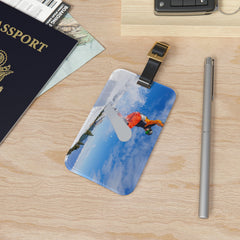 Snowboarder’s Essential: Personalized Acrylic Luggage Tag | Lightweight & Stylish - Best Gifter Ever: Unwrap Your Passion: Ski. Snowboard. Travel. Love. Play. Shop.