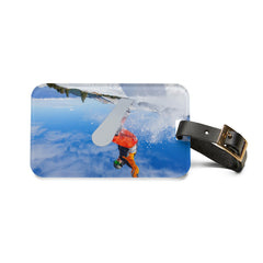 Snowboarder’s Essential: Personalized Acrylic Luggage Tag | Lightweight & Stylish - Best Gifter Ever: Unwrap Your Passion: Ski. Snowboard. Travel. Love. Play. Shop.