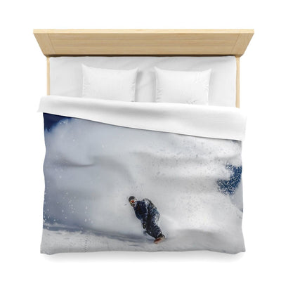 Snowboarding Microfiber Duvet Cover - Perfect Winter Sports Bedding for Cozy Nights - Best Gifter Ever: Everyday Items and Unique Gifts for Ski, Snowboard, Travel, and More