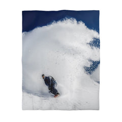 Snowboarding Microfiber Duvet Cover - Perfect Winter Sports Bedding for Cozy Nights - Best Gifter Ever: Everyday Items and Unique Gifts for Ski, Snowboard, Travel, and More