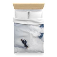 Snowboarding Microfiber Duvet Cover - Perfect Winter Sports Bedding for Cozy Nights - Best Gifter Ever: Everyday Items and Unique Gifts for Ski, Snowboard, Travel, and More