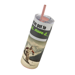 Stay Hydrated on the Slopes: Maars Maker 20oz Tumbler / Retro ski - themed water bottle - Best Gifter Ever: Unwrap Your Passion: Ski. Snowboard. Travel. Love. Play. Shop.