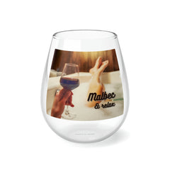 Stemless wine glass for Malbec lovers! Mix and Match for Unique Set. Great gift! - Best Gifter Ever: Unwrap Your Passion: Ski. Snowboard. Travel. Love. Play. Shop.