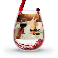 Stemless wine glass for Malbec lovers! Mix and Match for Unique Set. Great gift! - Best Gifter Ever: Unwrap Your Passion: Ski. Snowboard. Travel. Love. Play. Shop.